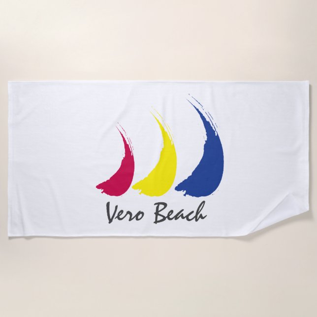 Splashy Sails_Paint-The-Wind_Vero Beach Towel (Front)