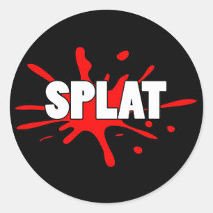 Splat Classic Round Sticker