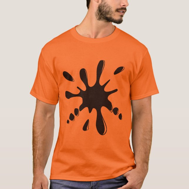 Splat Shirt (Black Splat) (Front)