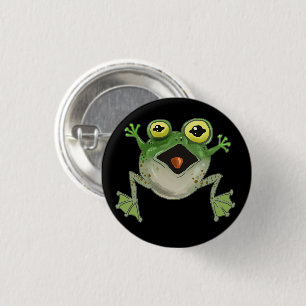 Splat! Silly Frog 3 Cm Round Badge