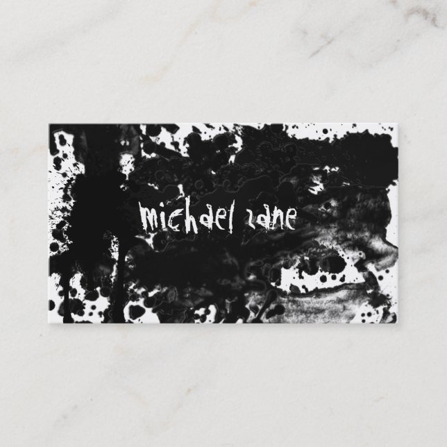 Splat v business card (Front)