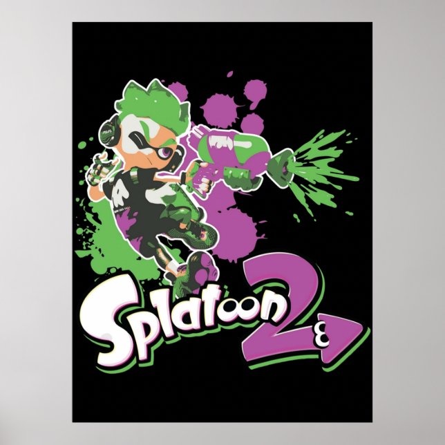 Splatoon 2 Inkling Boy Poster (Front)