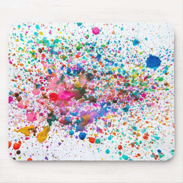 Splatter Art Mouse Mat (Front)