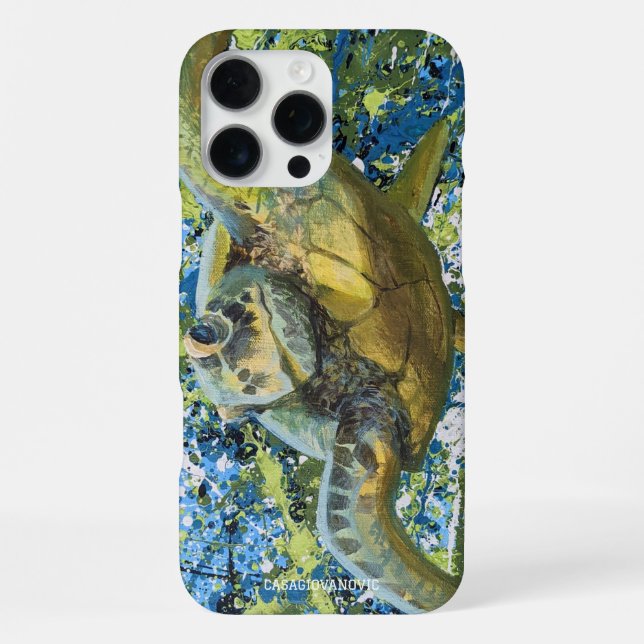 Splatter Art Phone Cases by Casagivanovic (Back)