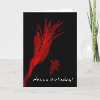Splatter Birthday Card