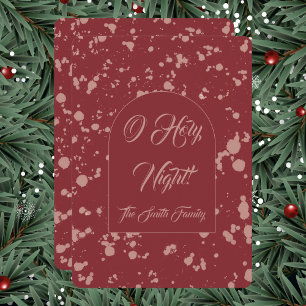Splatter Christmas Card