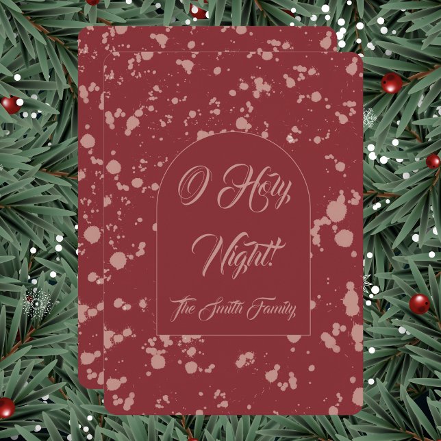 Splatter Christmas Card (Creator Uploaded)
