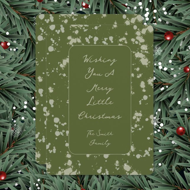 Splatter Christmas Card (Creator Uploaded)