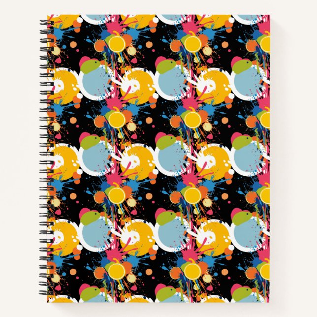 "Splatter Circus: Chromadoodle Rave" Notebook (Front)