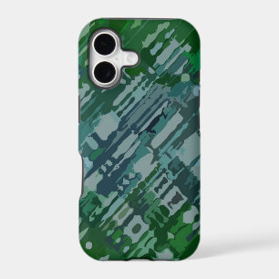 Splatter Design - green blue camouflage
