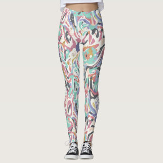 Splatter designed  leggings