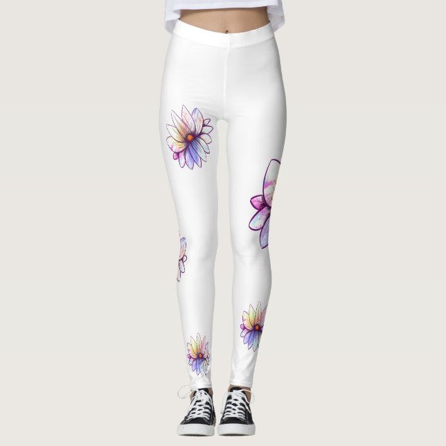Splatter Lotus Legging (Front)