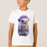 Splatter Paint Artistic Hedgehog Kids