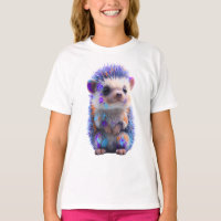 Splatter Paint Artistic Hedgehog Kids