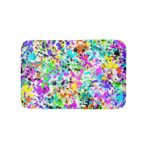 Splatter Paint Bath Mat