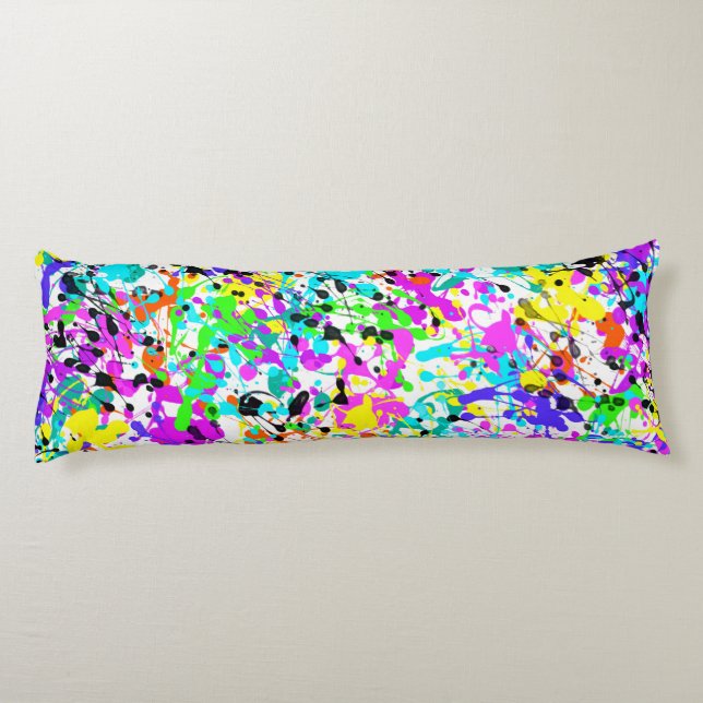 Splatter Paint Body Cushion (Back)