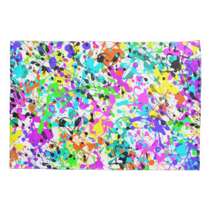 Splatter Paint Pillowcase