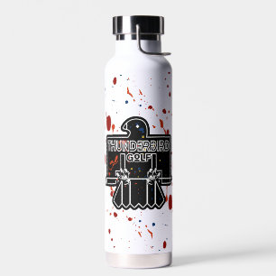 splatter paint wrap water bottle
