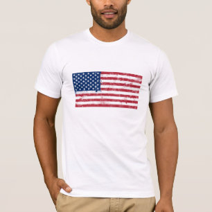 Splatter Painted Flag of the USA T-Shirt