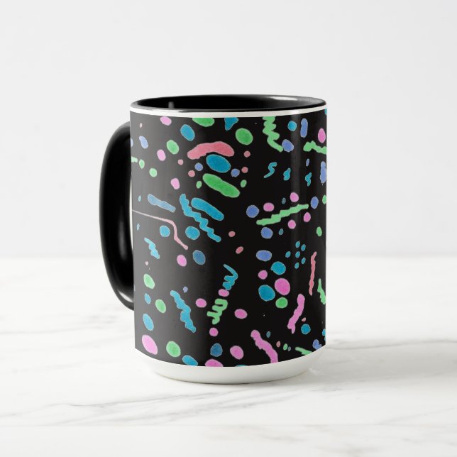 Splatter Painting Mug (Front Left)