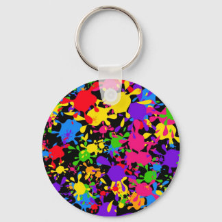 Splatter Wallpaper Key Ring