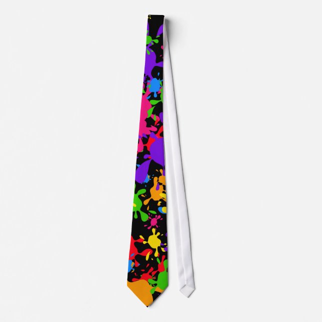 Splatter Wallpaper Tie (Front)