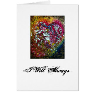Splattered Heart Love card design!