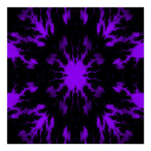 Splattered Lightening.. Poster
