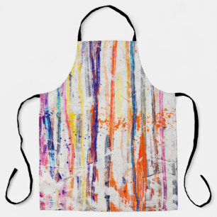 Splattered paint on white backgroundpaint,art,fine apron