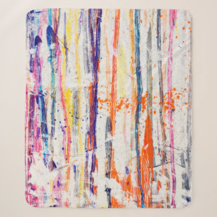 Splattered paint on white backgroundpaint,art,fine sherpa blanket