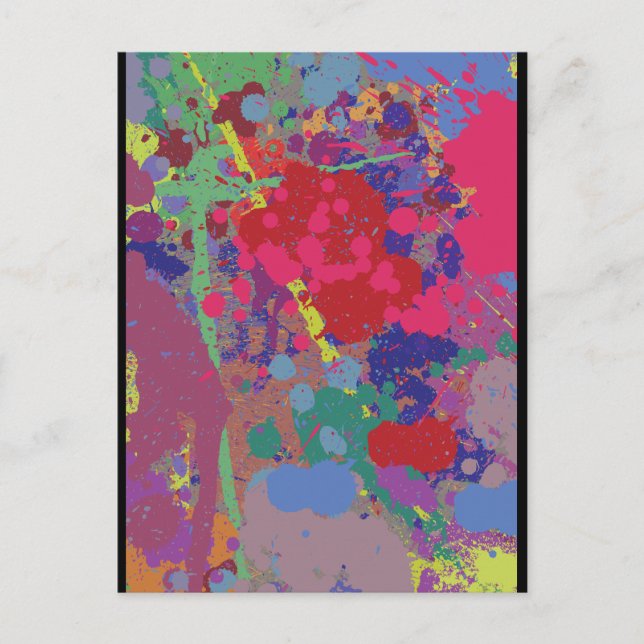 Splattered Postcard (Front)