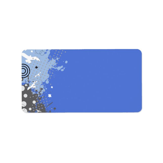 SPLATTERED Return Address Label (Front)