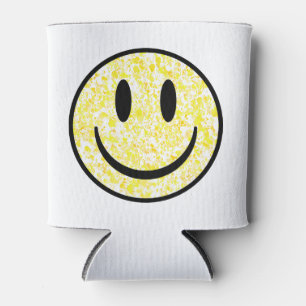 Splattered Smile Face Can Cooler