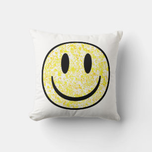 Splattered Smile Face Cushion