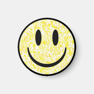 Splattered Smile Face Magnet