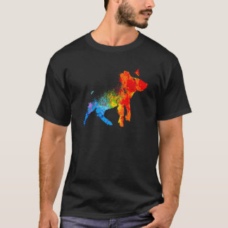 Splattering Paint Pig Drip Painting Pig T-Shirt
