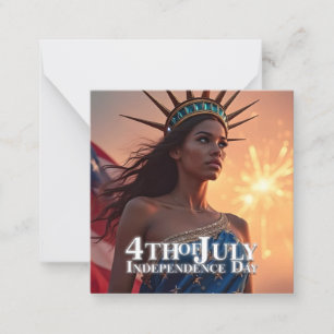 Splendid 4th of July Design - Fireworks & Freedom Card