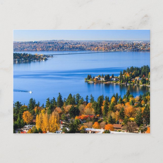 Splendid colours of fall at Bellevue Postcard (Front)