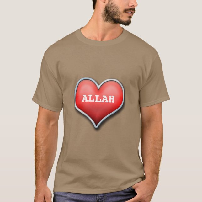 Splendid dawah tshirt with text Allah (Front)