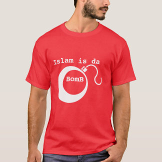 Splendid dawah tshirt with text Islam is da bomb.