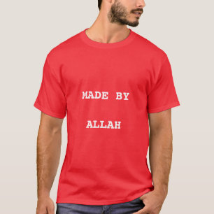 Splendid dawah tshirt with text made by Allah