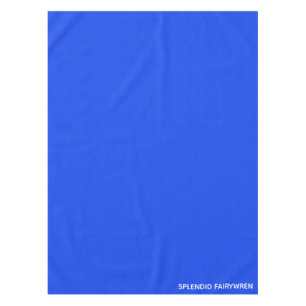 Splendid Fairywren Blue Colour Name Tablecloth