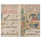 Splendid Mediaeval Music Manuscript