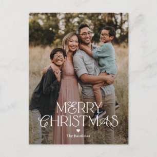 Splendid Mix Merry Christmas Photo Card Postcard