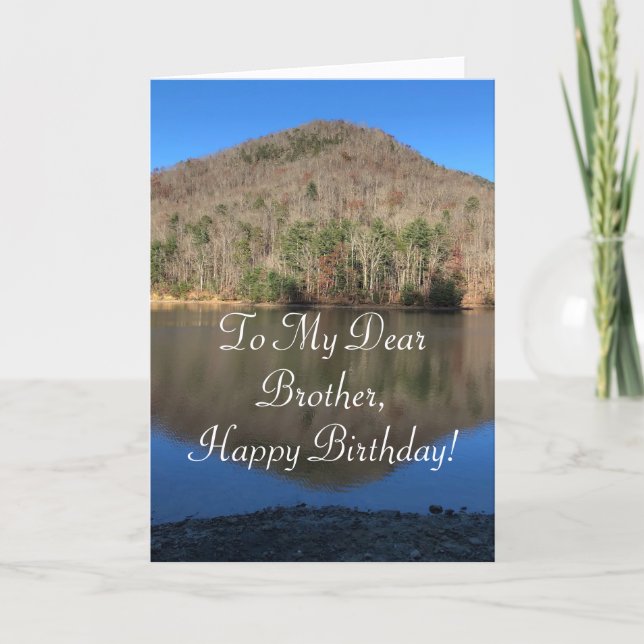 Splendid Nature, Brother's Birthday Card (Front)