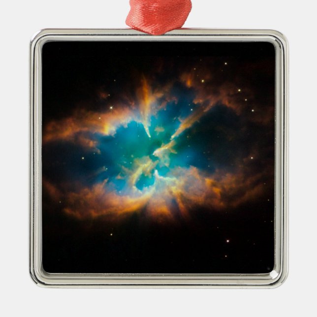 Splendid Nebula Metal Tree Decoration (Front)