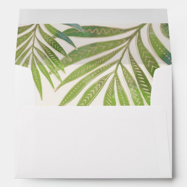 Splendid Summer Wedding wedding suite envelope (Back (Bottom))