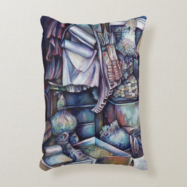 Splendid Tekka Centre's Specials, Singapore Decorative Cushion (Front(Vertical))