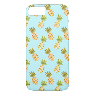 Splendid Tropical Watercolor Pineapple Pattern iPhone 8/7 Case
