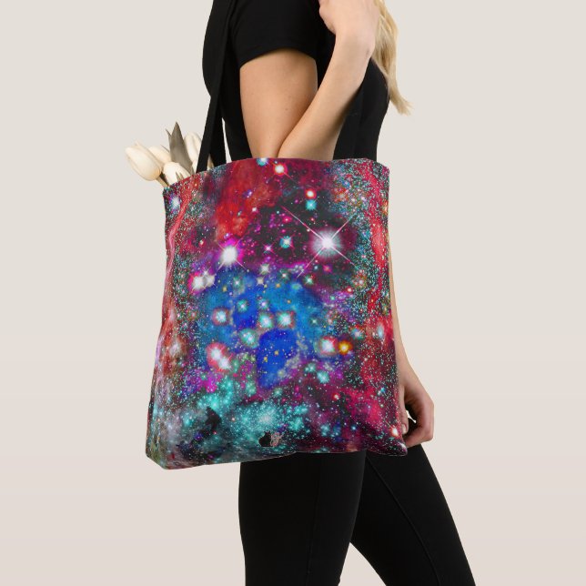 Splendorous Star Field Tote Bag (Close Up)